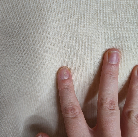 J. McLaughlin women's Merino Wool Cream sweater, fluted sleeves, size S - Picture 4 of 8